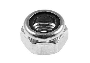 Nakrętka sześciokątna z wkładem poliamidowym – samozabezpieczająca